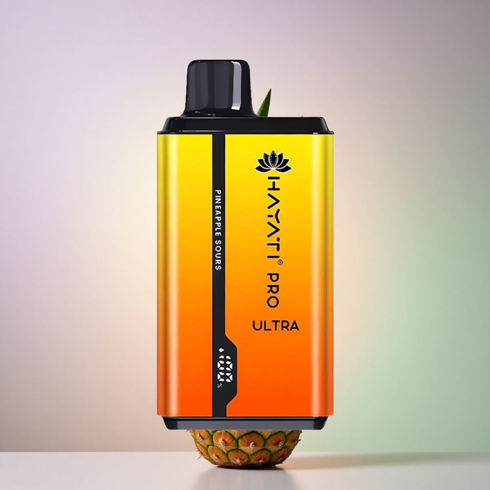 Hayati Pro Ultra 15000 Puffs Ananas Hapot 850mAh 2% nikotiinia