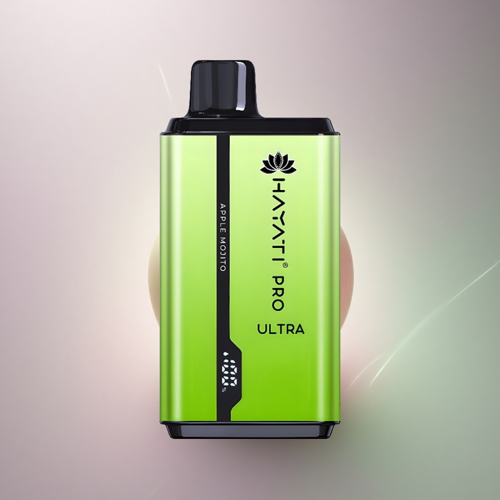 Hayati Pro Ultra 15000 Puffs Apple Mojito 850mAh 2% nikotiinia