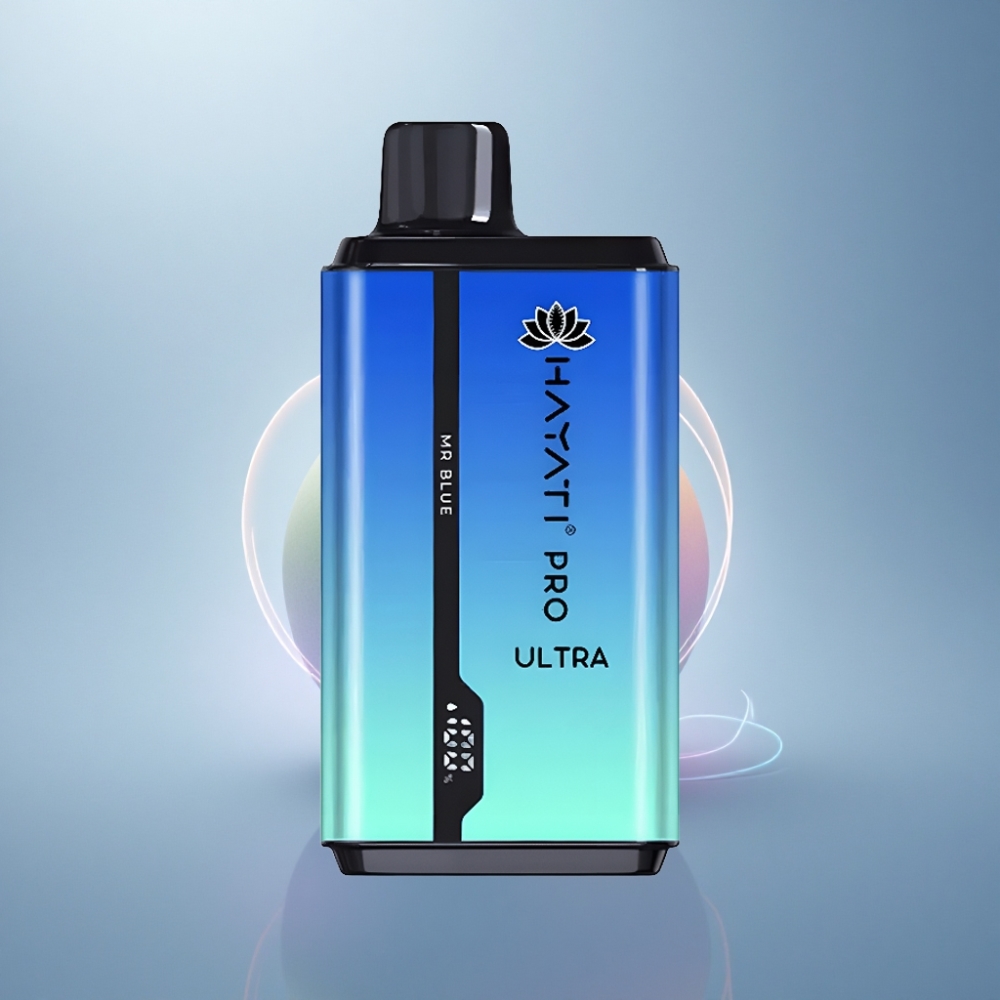 Hayati Pro Ultra 15000 Puffs Herra Sininen 850mAh 2% nikotiinia