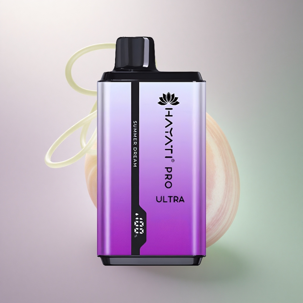 Hayati Pro Ultra 15000 Puffs Kesäunelma 2% nikotiinia 850mAh