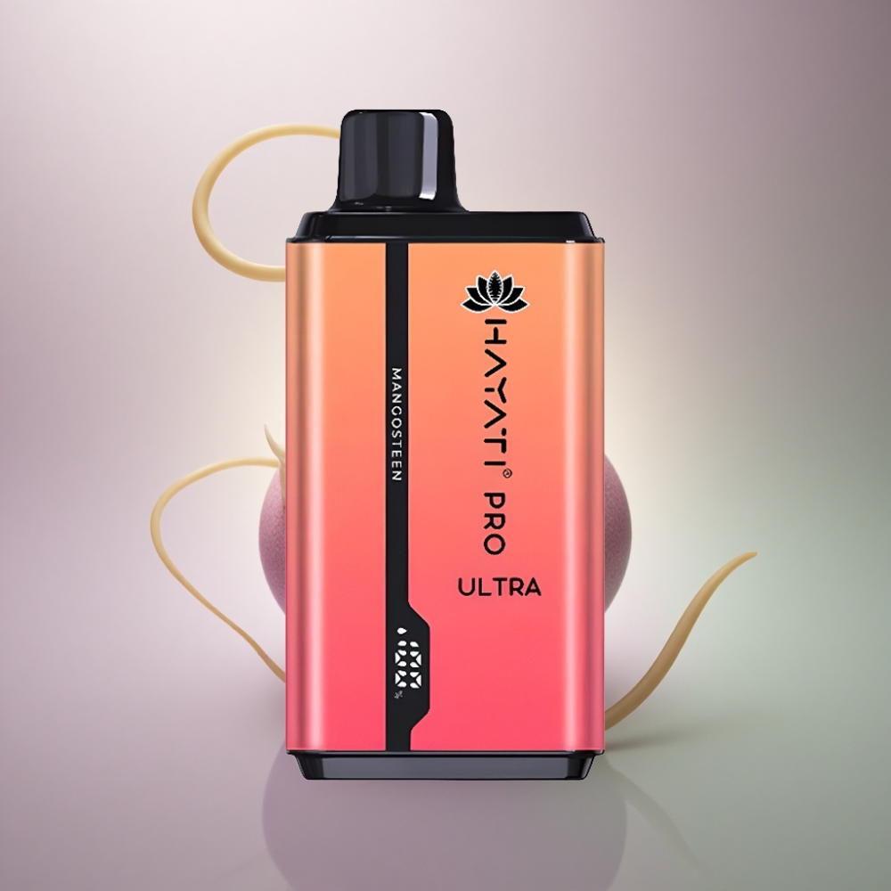Hayati Pro Ultra 15000 Puffs Mangosteeni 2% nikotiinia 850mAh
