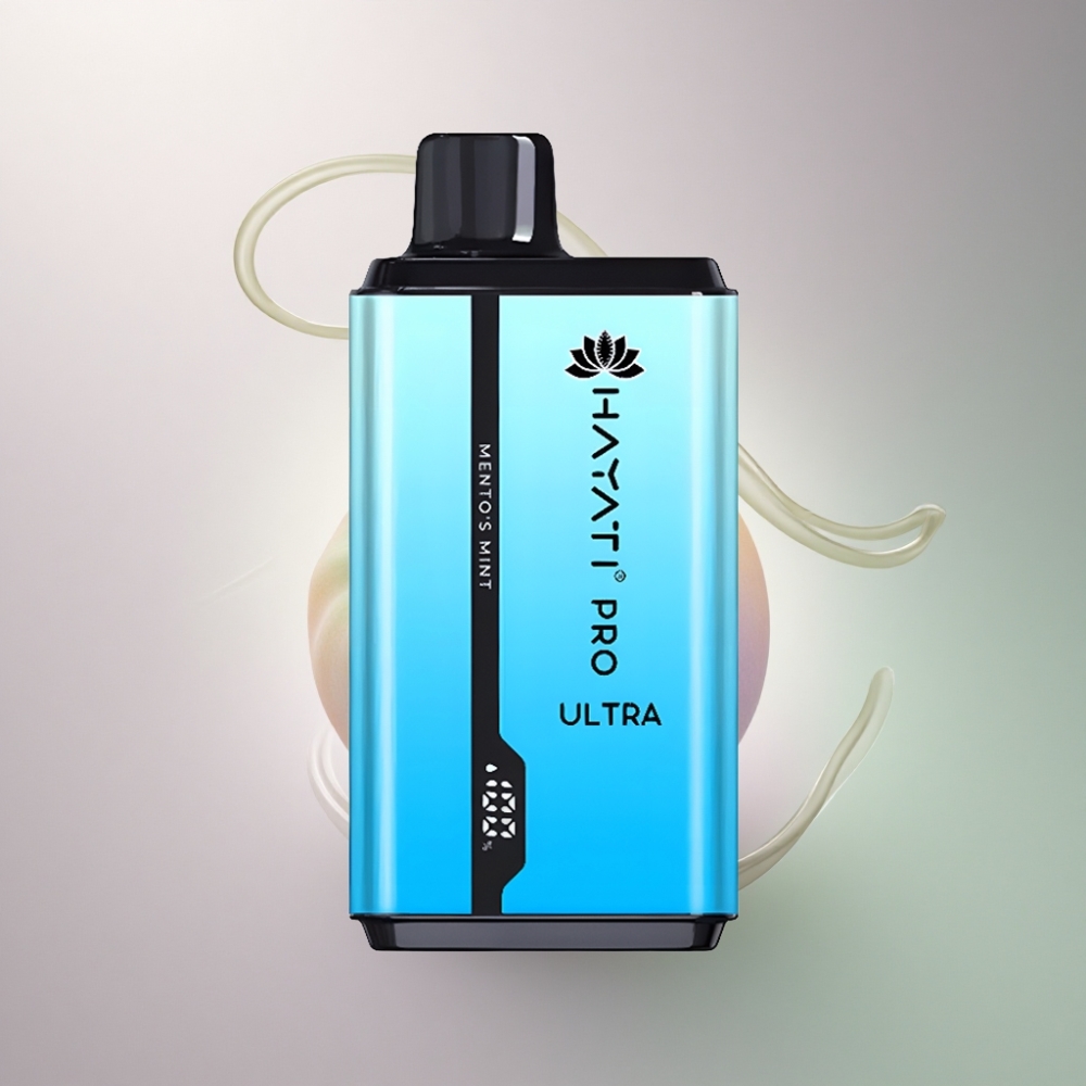 Hayati Pro Ultra 15000 Puffs Mento'S Mint 850mAh 2% nikotiinia