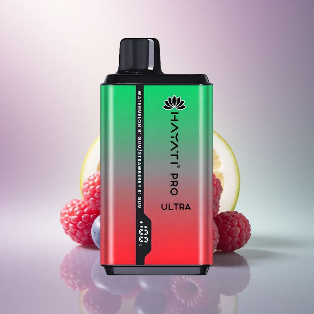 Hayati Pro Ultra 15000 Puffs Mustikka Vadelma Kirsikka Sitruuna & Mustikka 850mAh 2% nikotiinia