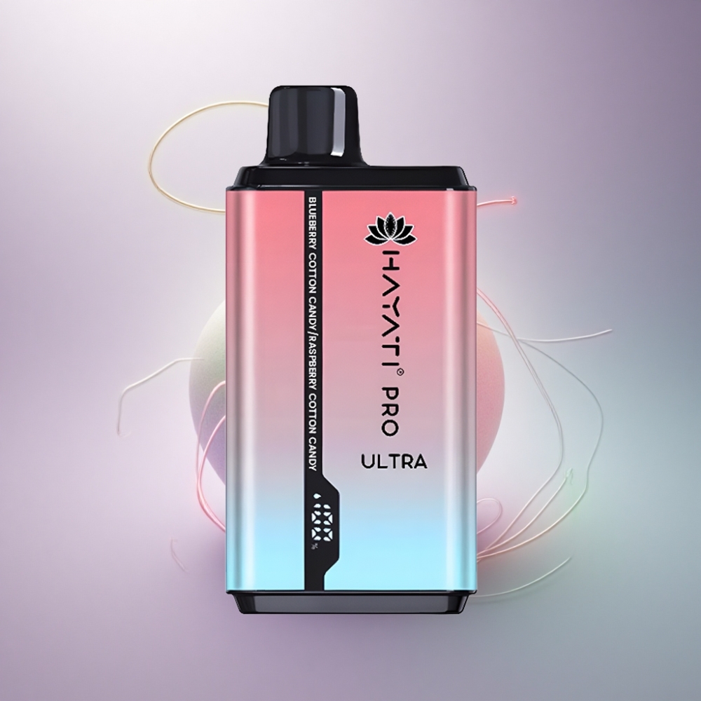 Hayati Pro Ultra 15000 Puffs Mustikka-vanhukas Vadelma-vanhukas 850mAh 2% nikotiinia