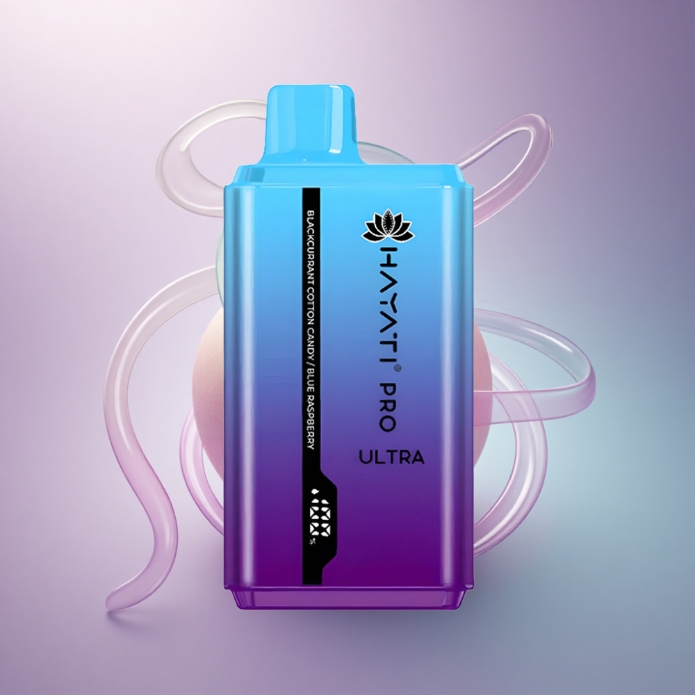 Hayati Pro Ultra 15000 Puffs Mustikkavohveli Sinivadelma 850mAh 2% nikotiinia