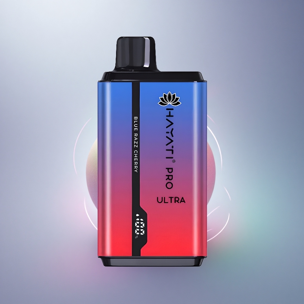 Hayati Pro Ultra 15000 Puffs Sininen Vadelma-Kirsikka 850mAh 2% nikotiinia