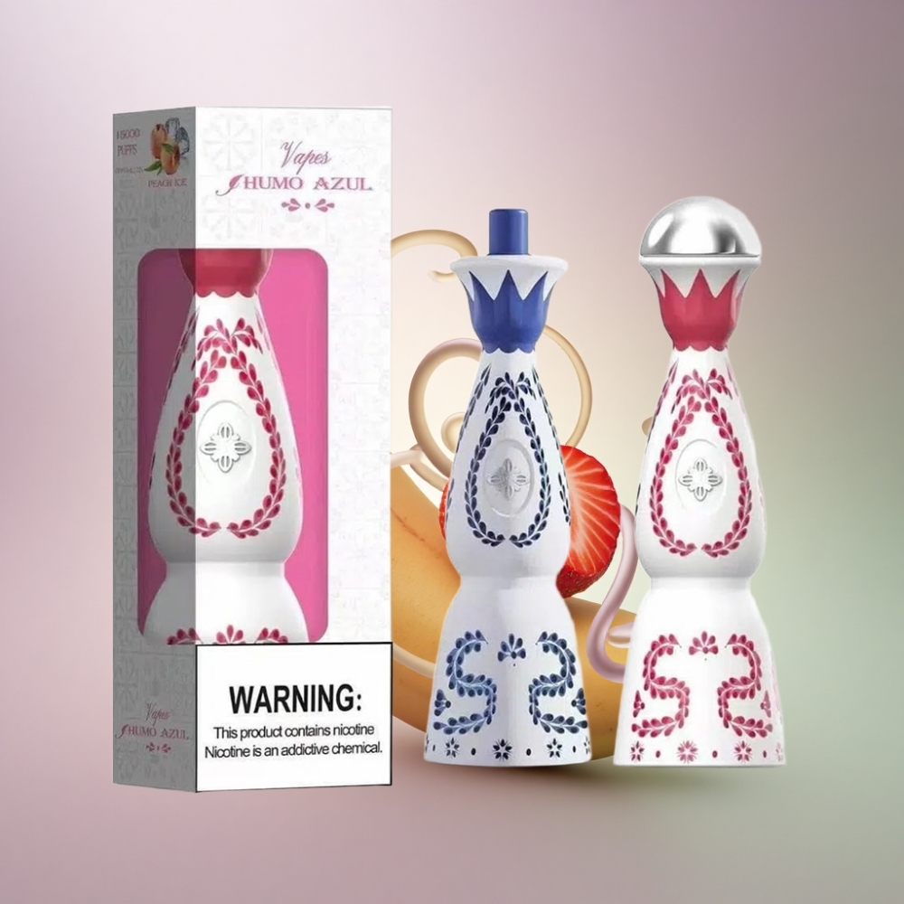 Humo Azul 15000 Puffs Mansikka Banaani 20mL 5% nikotiinia 500mAh