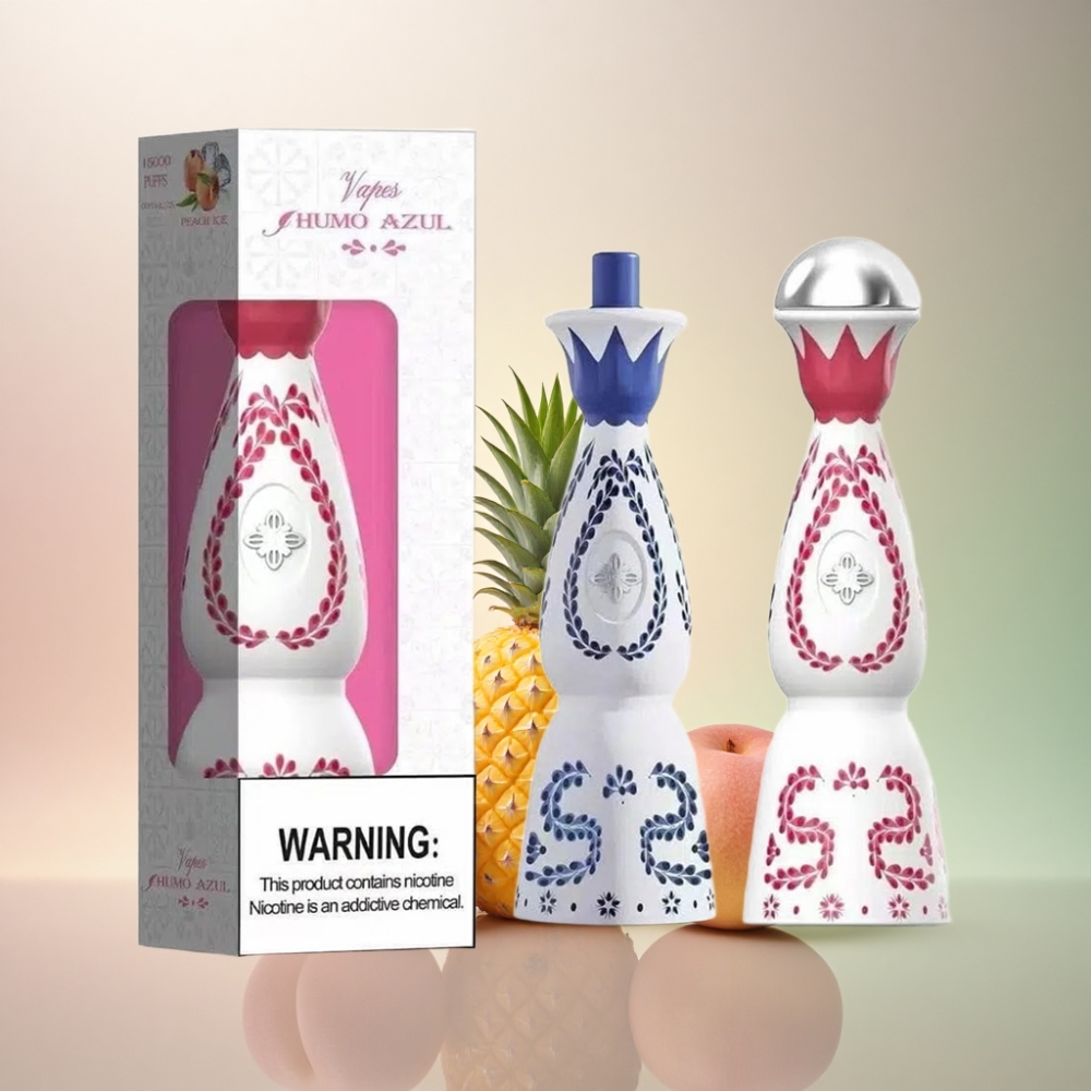 Humo Azul 15000 Puffs Persikka Mango Ananas 5% nikotiinia 500mAh