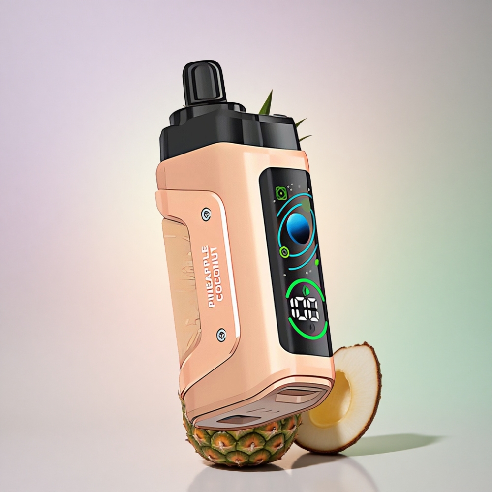 Razz Bar 45000 Puffs Ananas Kookos 650 mAh 1,0 Ohm