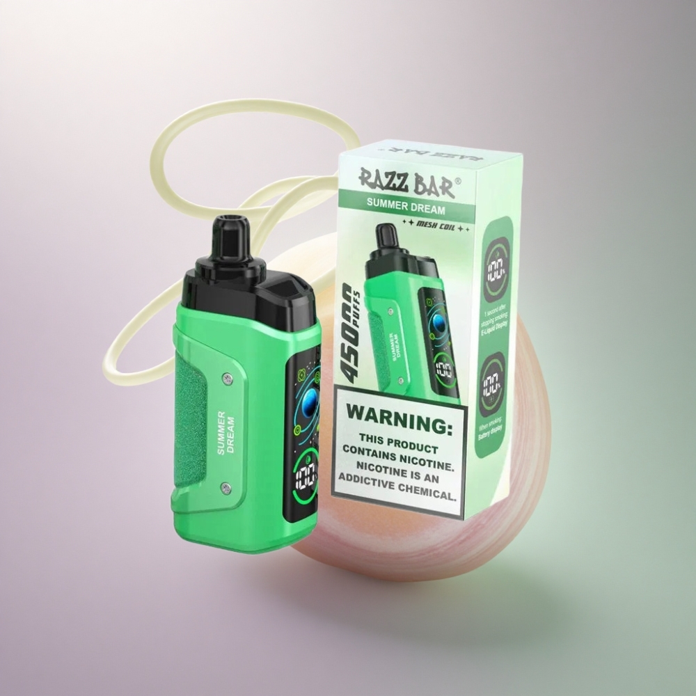 Razz Bar 45000 Puffs Kesäuni 650 mAh Mesh