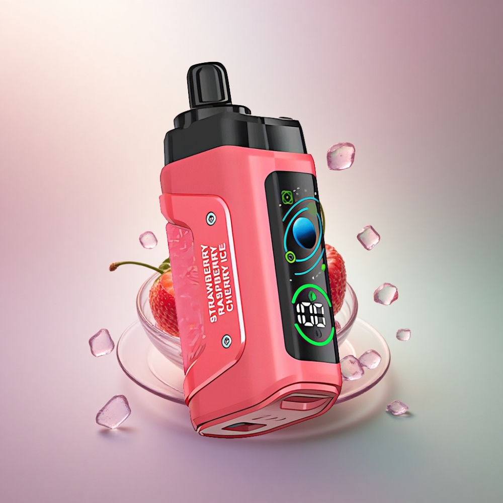 Razz Bar 45000 Puffs Mansikka-Kirsikka-Jää 650 mAh 1.0 Ohm